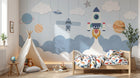 Design C0672 — Papier peint Espace Planètes Enfant — Novomur