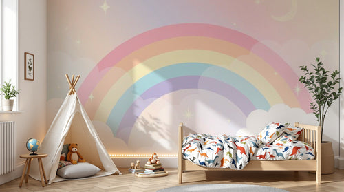 Design D0874 — arc en ciel bebe collection 1 — design seul — Novomur