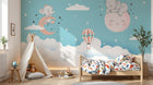 Design F0419 — Papier peint Safari Bébé Pastel — Novomur
