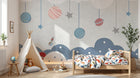 Design F0648 — Papier peint Espace Planètes Enfant — Novomur