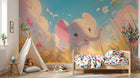 Design F0794 — Papier peint Safari Bébé Pastel — Novomur