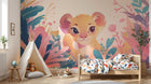 Design F0938 — Papier peint Safari Bébé Pastel — Novomur