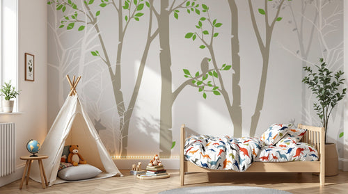 Design FC226 — Papier peint Animaux Forêt - Collection 2 — Novomur