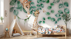 Design SL0275 — Papier peint Girafe maman bebe arbre aquarelle — Novomur