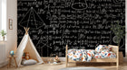 Design SL0655 — Papier peint Tableau Noir Mathématiques — Novomur