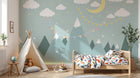 Design SL0740 — Papier peint Montagne Scandinave Enfant — Novomur