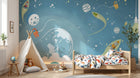 Design ZX0252 — Papier peint Espace planetes fusees astronautes enfant — Novomur