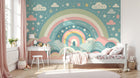 Design A0002 — Papier peint Arc en Ciel Bébé - Collection 1 — Novomur