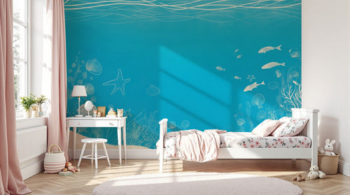 Design A0535 — Papier peint Océan Enfant — Novomur