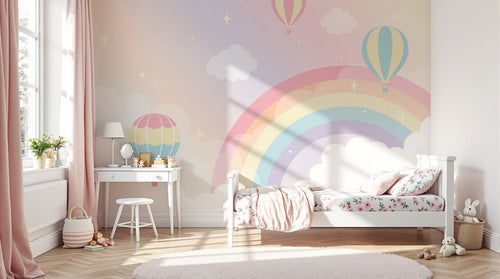 Design D0875 — Papier peint Arc en Ciel Bébé - Collection 1 — Novomur