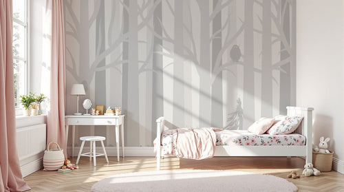 Design E0489 — Papier peint Animaux Forêt — Novomur