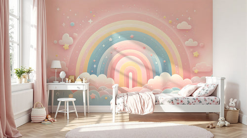 Design F0083 — Papier peint Arc en Ciel Bébé - Collection 2 — Novomur