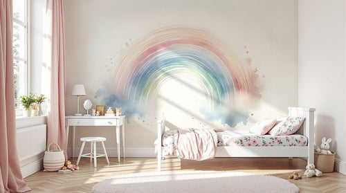 Design F0085 — Papier peint Arc en Ciel Bébé - Collection 1 — Novomur