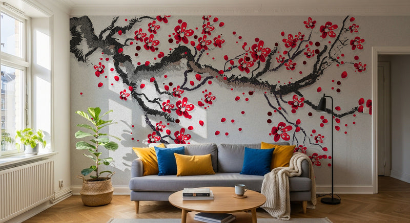 Salon scandinave — Cerisier en Fleurs