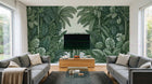 Design A0571 — Papier peint Jungle Tropicale Dense Aquarelle — Novomur