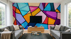 Design A0145 — Papier peint Géométrique Triangles et Losanges - Collection 2 — Novomur