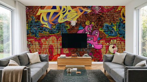 Design D0038 — Papier peint Graffiti Street Art — Novomur