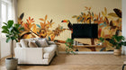 Design A0004 — Papier peint Palmier Tropical Vintage Sépia — Novomur