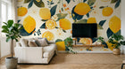 Papier peint Fruits Agrumes Beige - Sur mesure - Design A0874