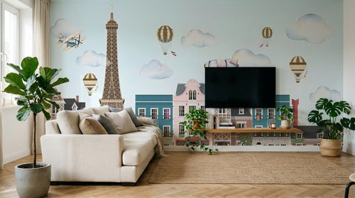 Design D0017 — Papier peint Architecture et Villes — Novomur