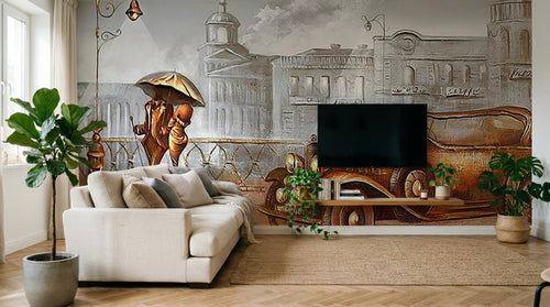 Design SL0229 — Papier peint Architecture et Villes — Novomur