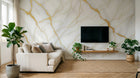 Design A0036 — Papier peint Marbre Blanc Classique - Collection 2 — Novomur