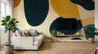 Design A0233 — Papier peint Art Abstrait Bauhaus Coloré - Collection 2 — Novomur
