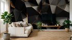 Design A0288 — Papier peint Géométrique Triangles et Losanges - Collection 1 — Novomur