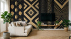 Design A0338 — Papier peint Ethnique Tribal Africain — Novomur