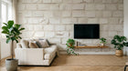 Design A0419 — Papier peint Brique Blanche — Novomur