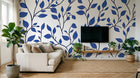 Design A0443 — Papier peint Botanique Feuilles Sombres — Novomur