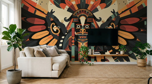 Design A0714 — Papier peint Ethnique Tribal Africain — Novomur