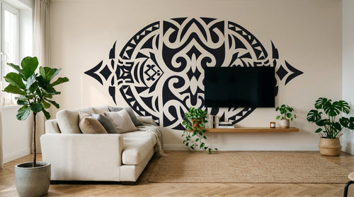 Design A0736 — Papier peint Ethnique Tribal Africain — Novomur