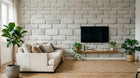 Design A0782 — Papier peint Brique Blanche — Novomur