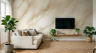 Design A0834 — Papier peint Marbre Blanc Classique - Collection 2 — Novomur