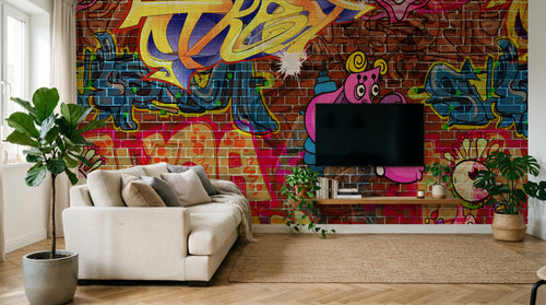 Design D0038 — Papier peint Graffiti Street Art — Novomur