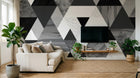 Design D0495 — Papier peint Géométrique Triangles et Losanges - Collection 2 — Novomur