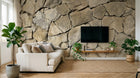 Design F0219 — Papier peint Texture Pierre et Béton — Novomur