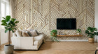 Design F0894 — Papier peint Géométrique Triangles et Losanges - Collection 1 — Novomur