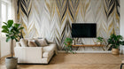 Design SD0157 — Papier peint Marbre Noir et Or Luxe - Collection 2 — Novomur