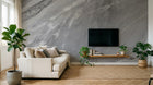 Design SK0053 — Papier peint Marbre Blanc Classique - Collection 2 — Novomur