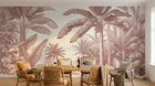 Design A0031 — Papier peint Jungle Tropicale Dense Aquarelle — Novomur