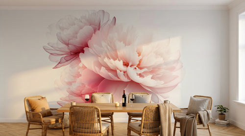 Design A0047 — Papier peint Floral Pivoines et Roses - Collection 2 — Novomur