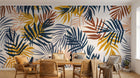 Design A0064 — Papier peint Palmier Tropical Vert - Collection 4 — Novomur