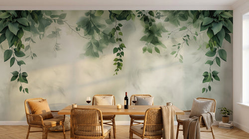 Design A0152 — Papier peint Eucalyptus Botanique Sauge — Novomur