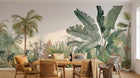 Design A0228 — Papier peint Palmier Tropical & Jungle Dense — Novomur