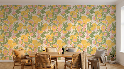 Design A0248B — Papier peint Liberty Floral Ditsy - Collection 2 — Novomur