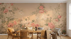 Design A0250 — Papier peint Floral Pivoines et Roses - Collection 2 — Novomur