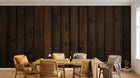 Design A0257 — Papier peint Bois Rustique Brun - Collection 1 — Novomur