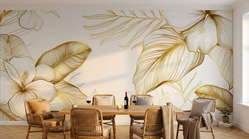 Papier peint Floral - Sur mesure - Design A0290